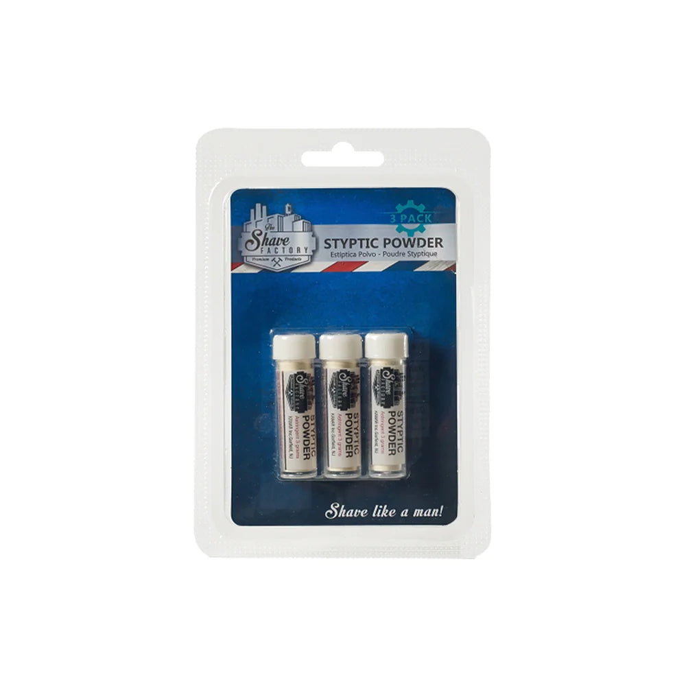 SET DE POLVO CAUTERIZADOR SHAVE FACTORY 3GR 24PZ