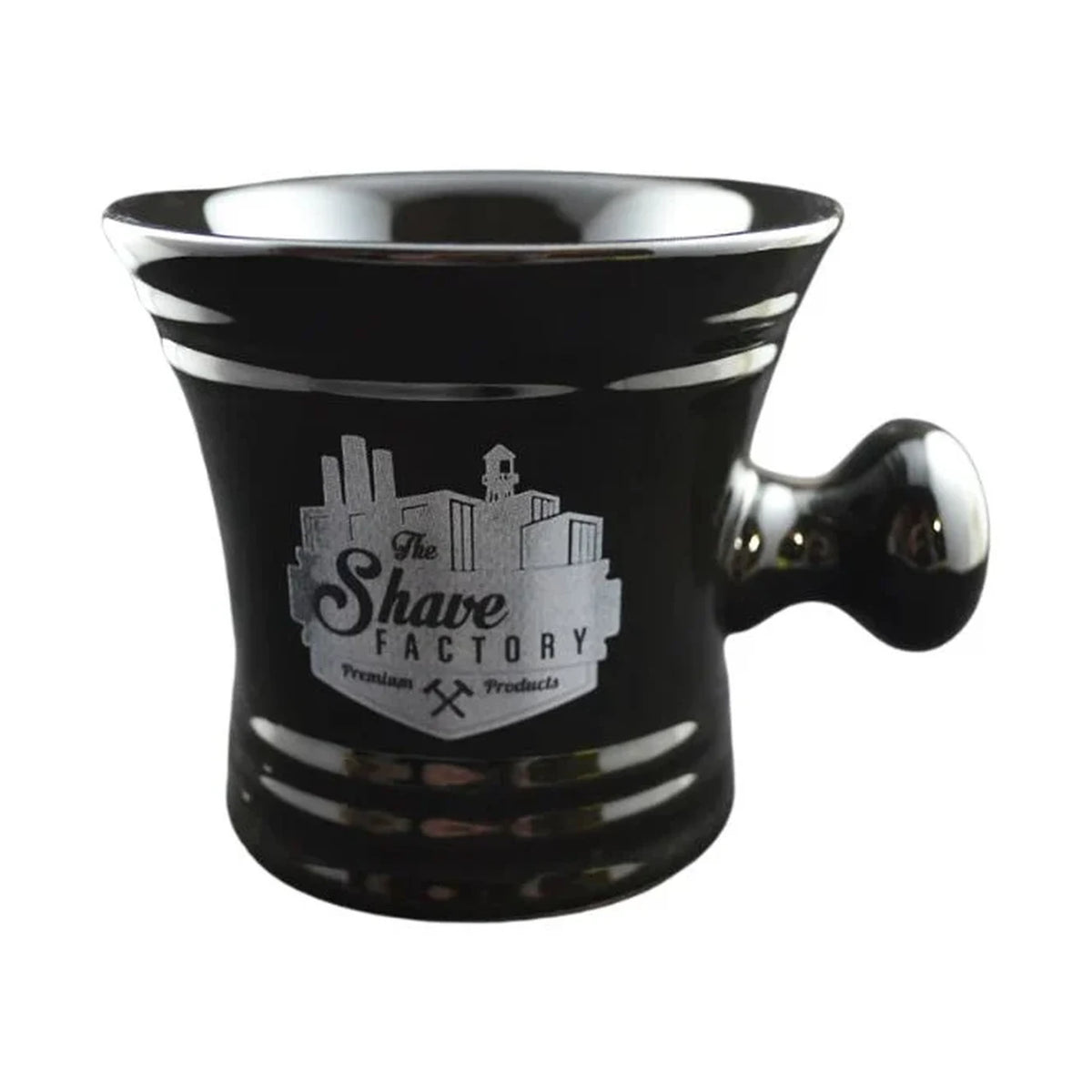THE SHAVE FACTORY TAZA DE AFEITAR NEGRA
